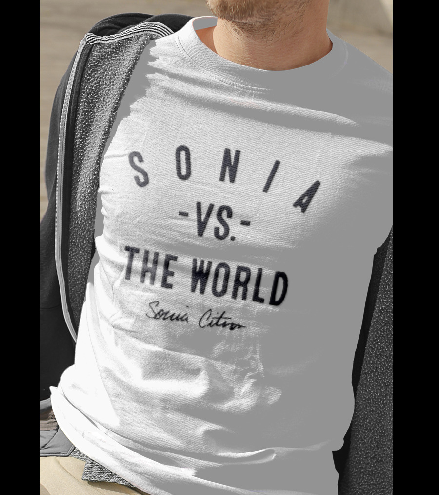 Sonia Vs The World Citron Script Style Sonia Citron T-Shirt