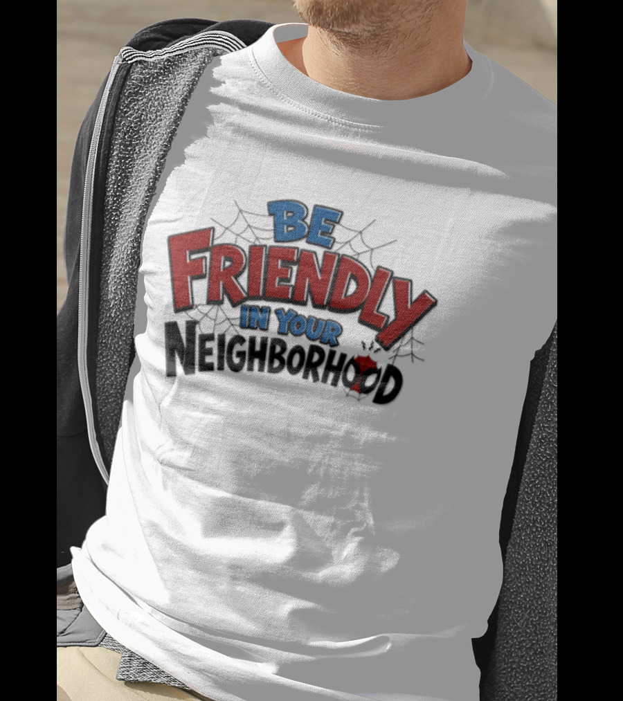Spider Man Marvel Be Friendly In Your Neighborhood Spidey Webs T-Shirt