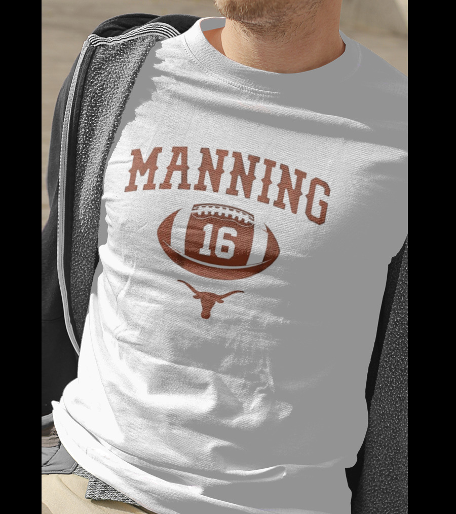 Texas Football Manning 16 Longhorn Heritage T-Shirt