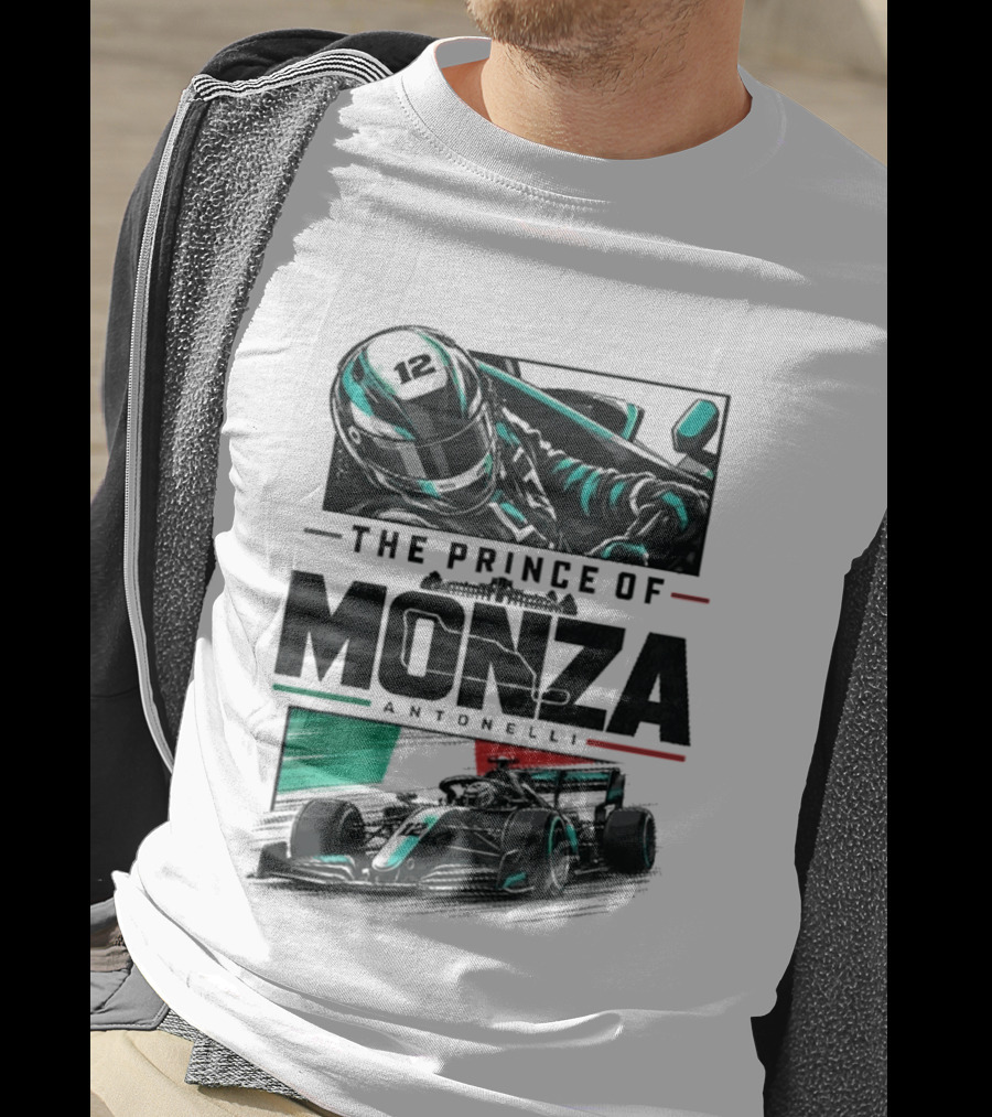 The Prince Of Monza Antonelli Racing Car T-Shirt