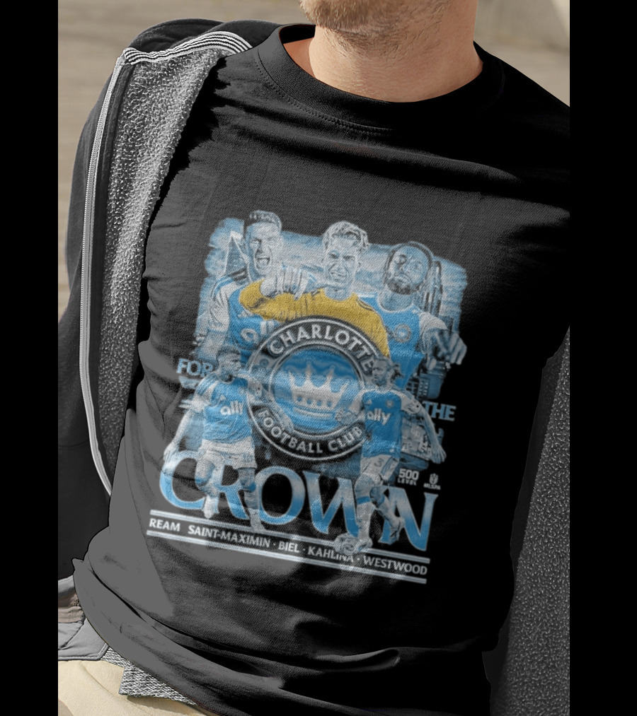 Charlotte FC 2026 Crown Ream Saint Maximin Biel Kahlina Westwood T-Shirt