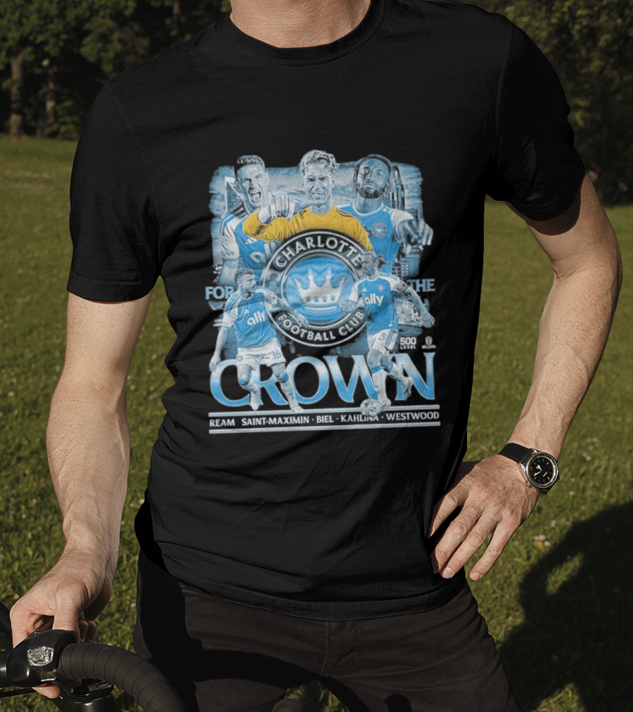 Charlotte FC 2026 Crown Ream Saint Maximin Biel Kahlina Westwood T-Shirt