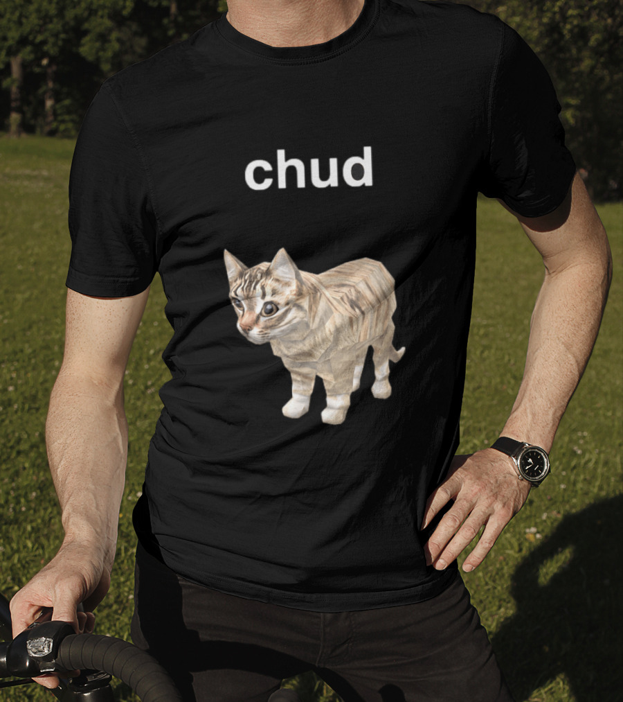 Chud Cat Meme Funny Internet Culture T-Shirt