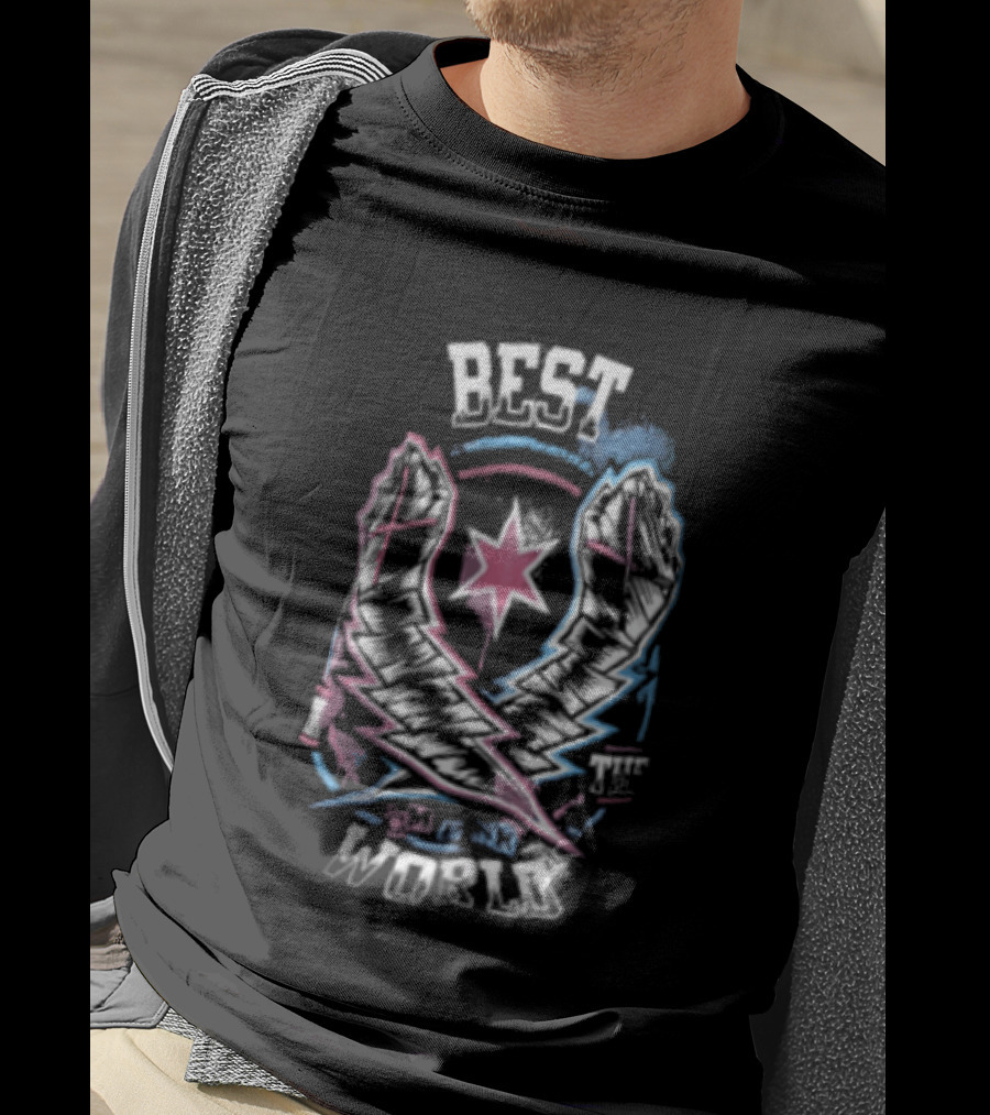 CM Punk Best In The World WWE Lightning Fist Star T-Shirt