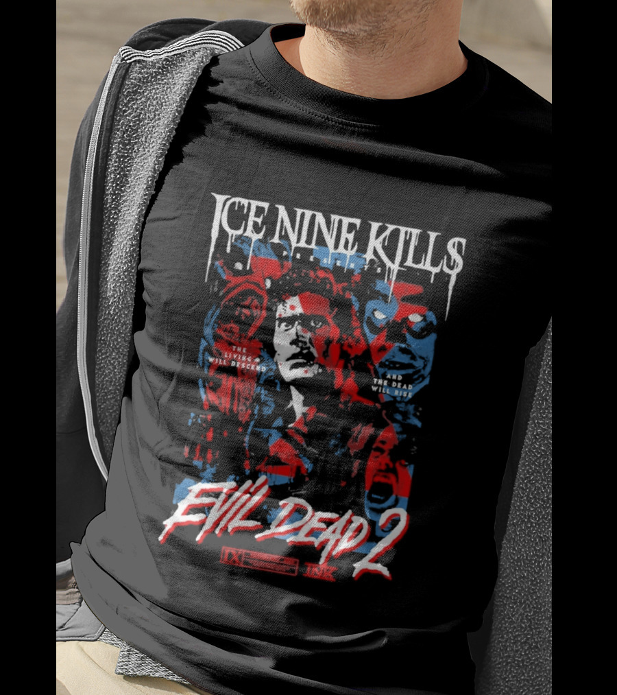 Ice Nine Kills Presents Evil Dead 2 The Living Will Descend And The Dead Will Rise 2026 T-Shirt