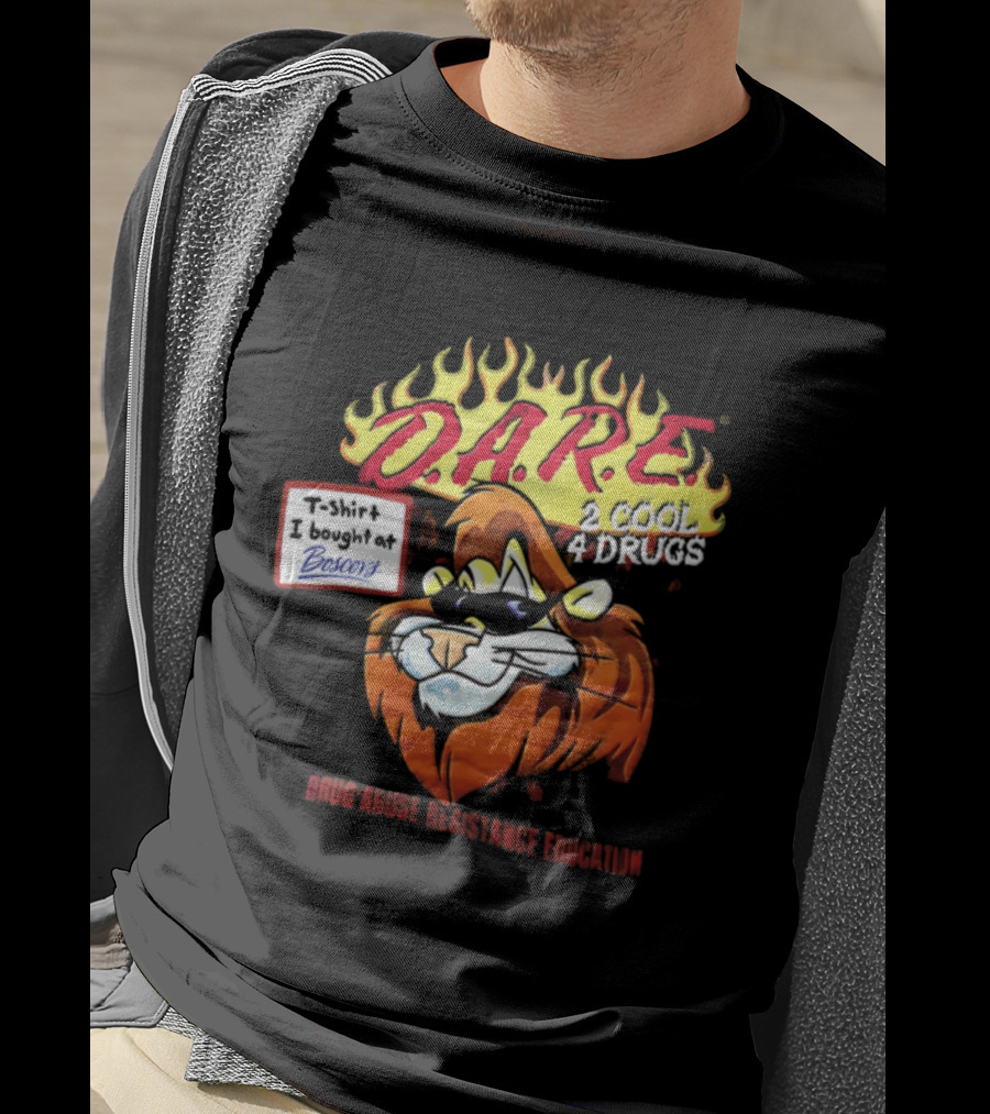 D.A.R.E. Is Cool 4 Drugs Lions Drug Abuse Resistance Education T-Shirt