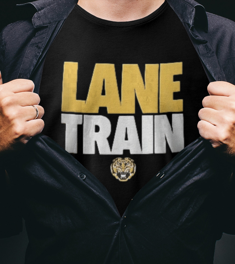 LSU Tigers NCAA Lane Train With Fierce Tiger T-Shirt