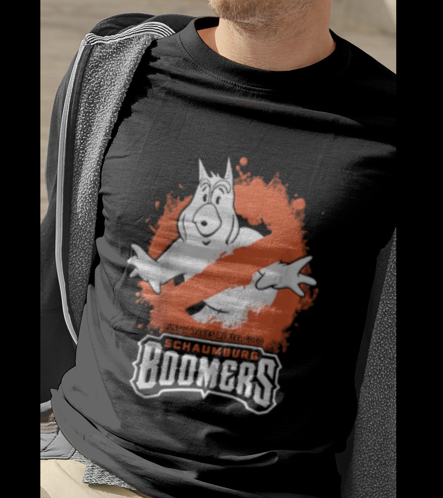 Schaumburg Boomers Bustin Makes Me Feel Good Ghostly T-Shirt
