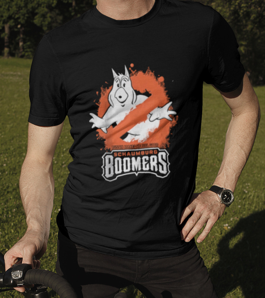 Schaumburg Boomers Bustin Makes Me Feel Good Ghostly T-Shirt