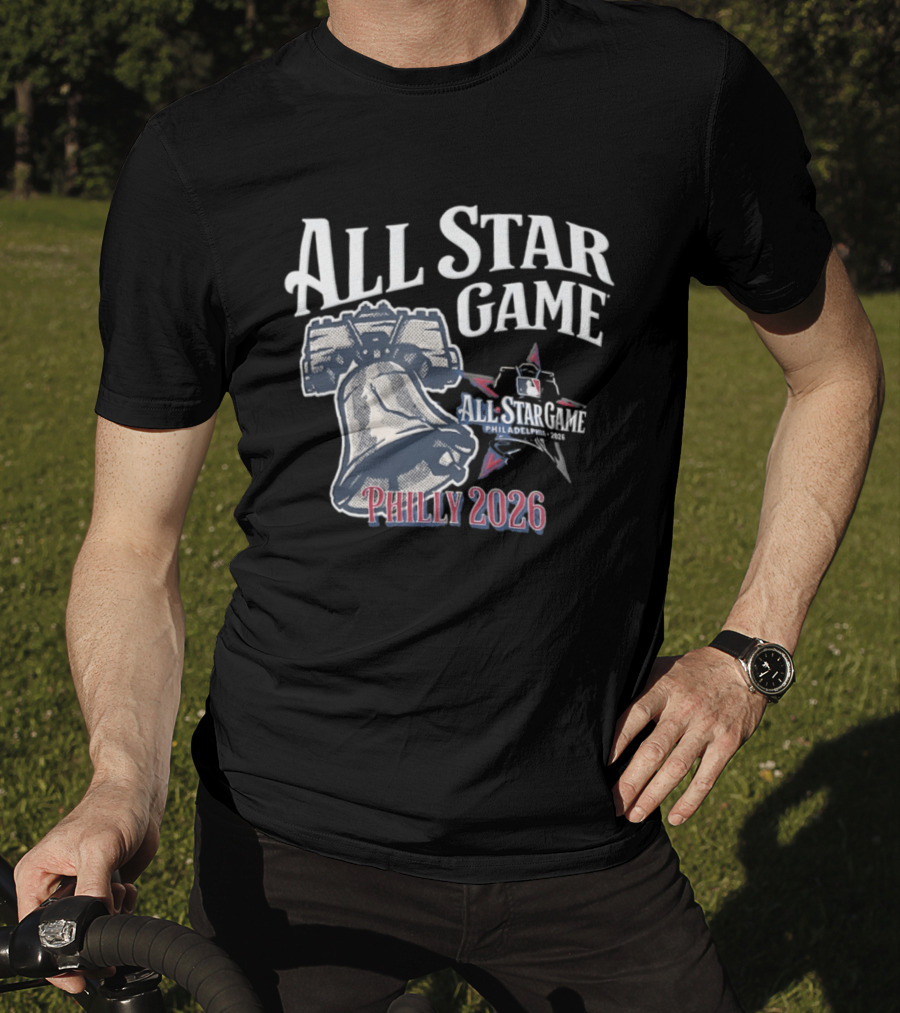 MLB Philadelphia Phillies All Star Game Liberty Bell Philly 2026 T-Shirt