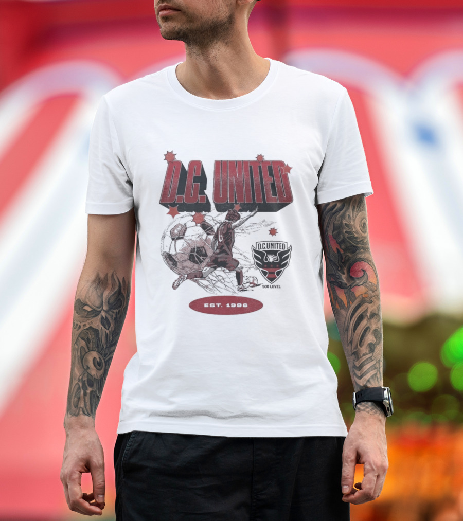 D.C. United All Net Soccer Logo EST 1996 T-Shirt
