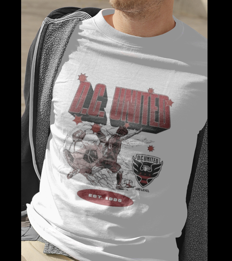 D.C. United All Net Soccer Logo EST 1996 T-Shirt