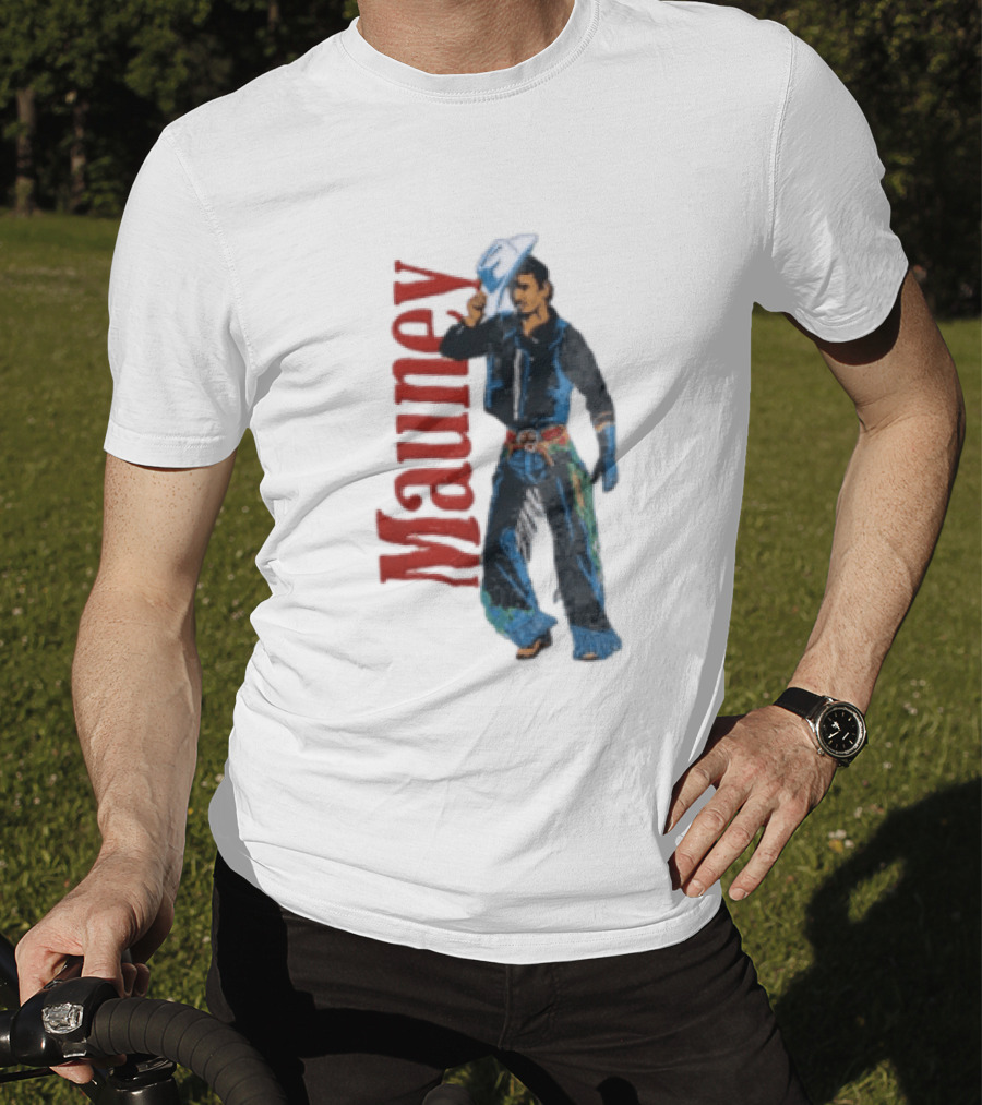 Mauney Cowboy Hat Salute Rodeo T-Shirt
