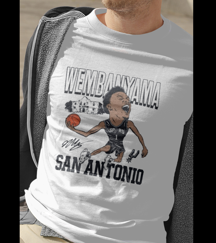 Wembanyama San Antonio Basketball Spurs Texas T-Shirt