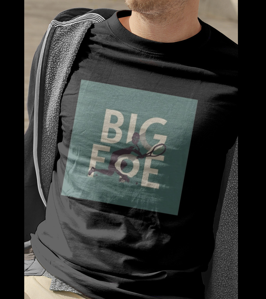 BIG FOE Frances Tiafoe Tennis Player Men's Cotton T-Shirt