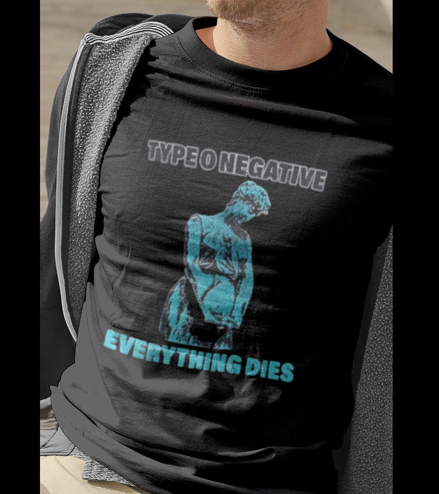 Type O Negative Everything Dies Blue Statue T-Shirt