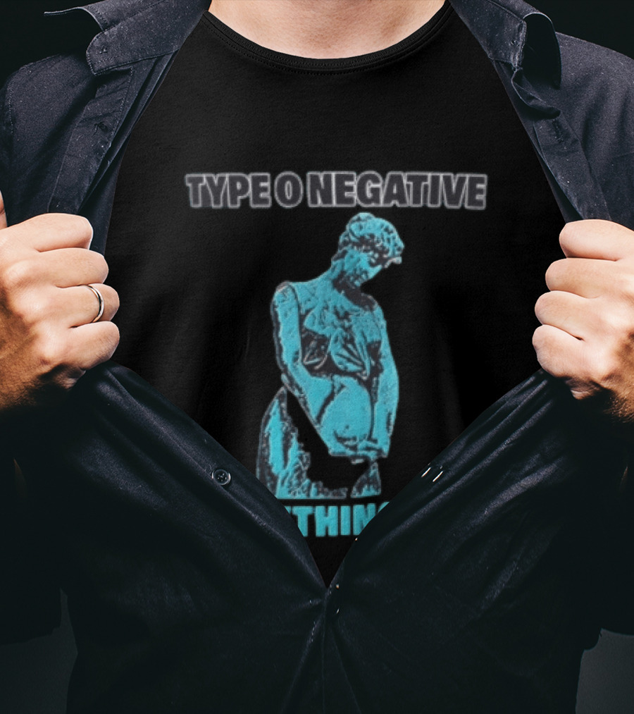 Type O Negative Everything Dies Blue Statue T-Shirt