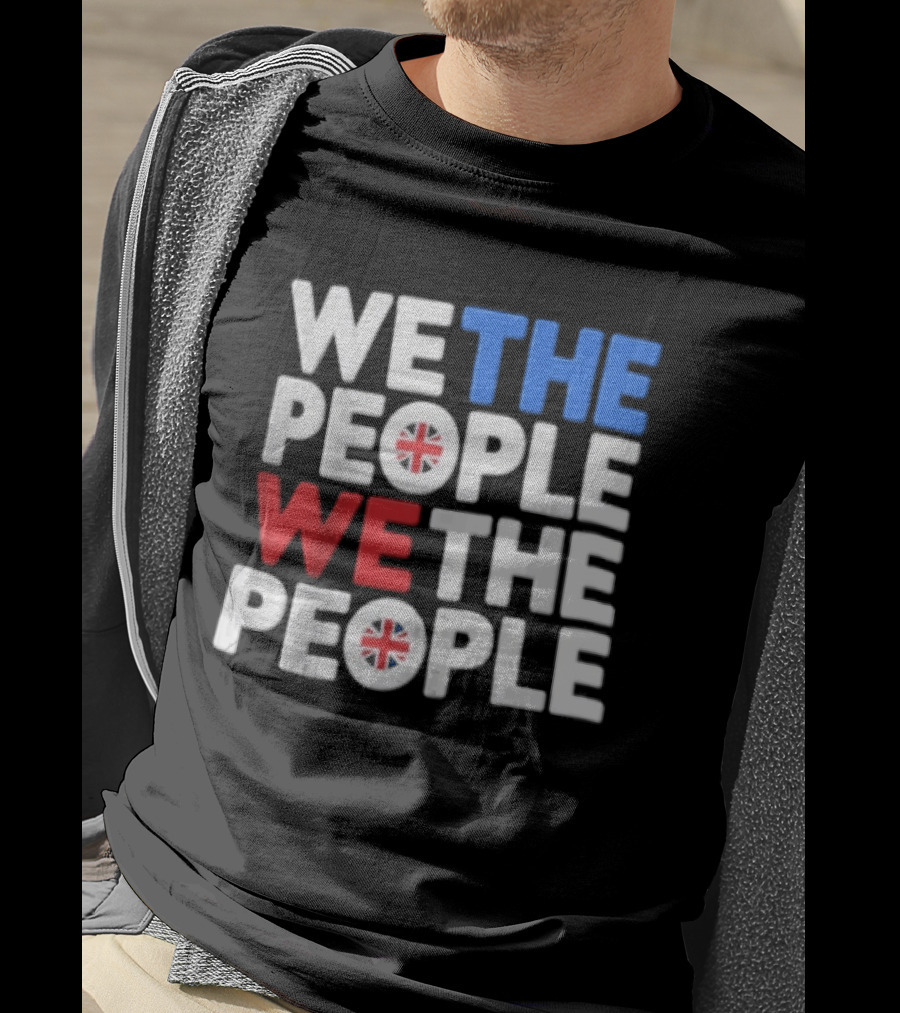 We The People UK British Flag Union Jack T-Shirt