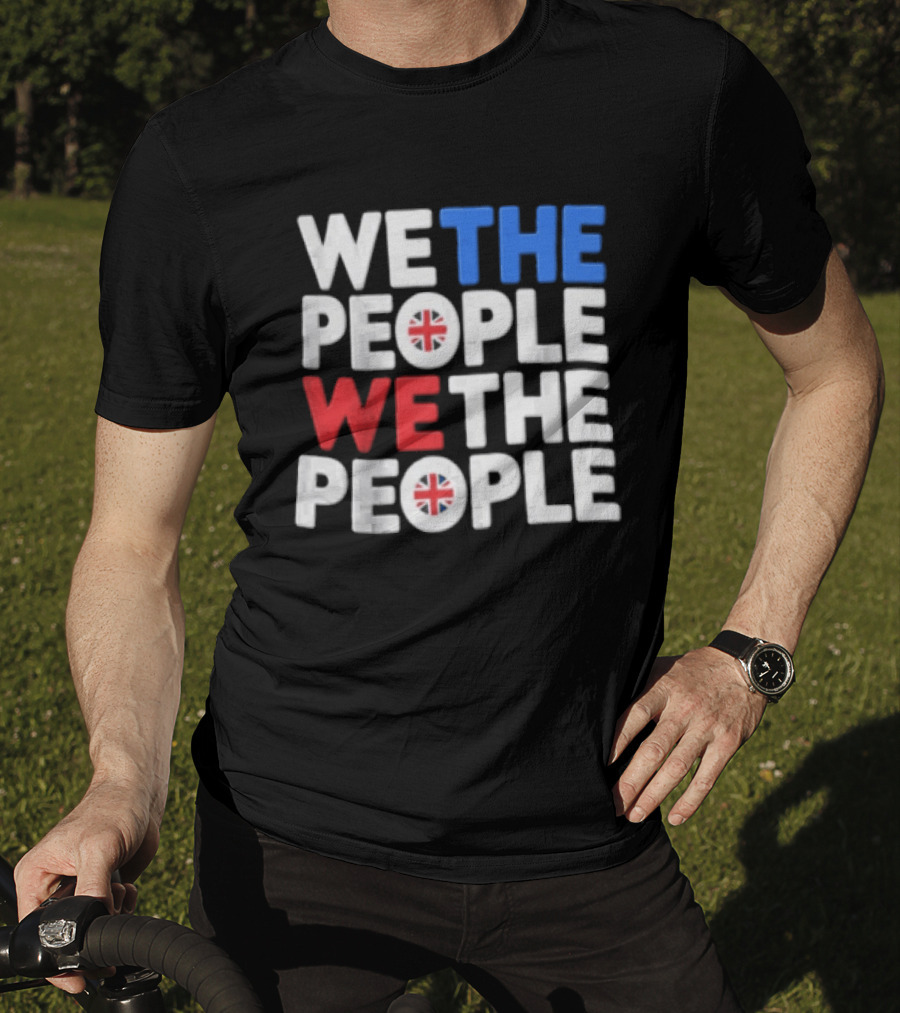 We The People UK British Flag Union Jack T-Shirt