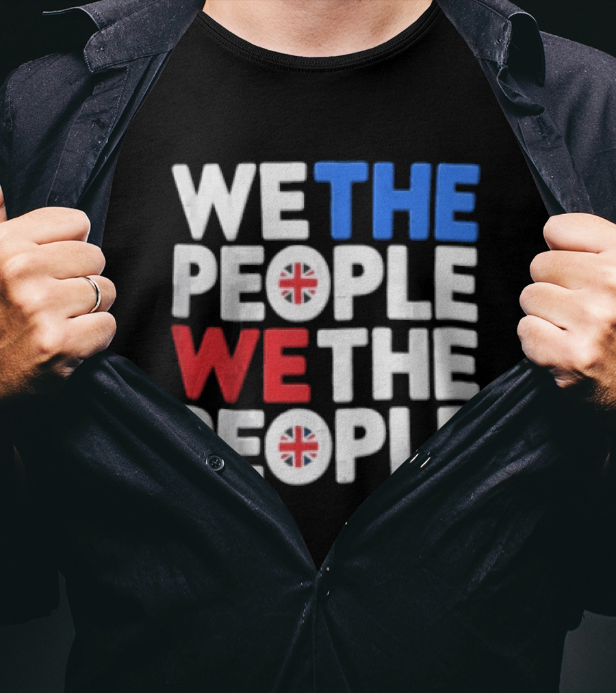 We The People UK British Flag Union Jack T-Shirt