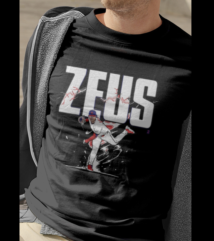 Zeus Jesus Luzardo Phillies Baseball Player Pitching T-Shirt