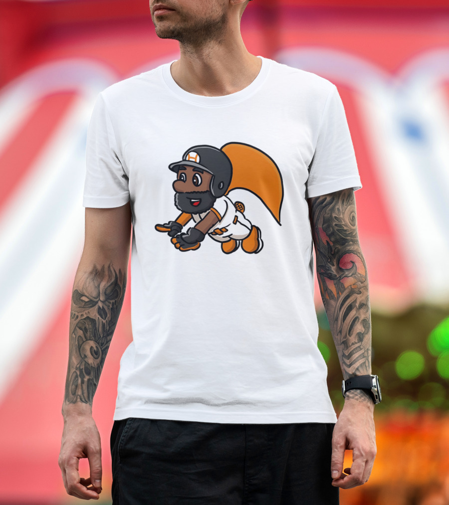 Super Baseball Bros Diving Catch Gamer Parody Superhero Player T-Shirt