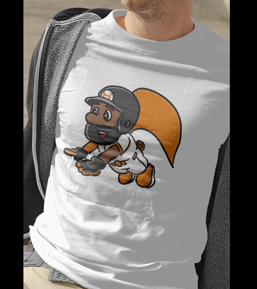 Super Baseball Bros Diving Catch Gamer Parody Superhero Player T-Shirt