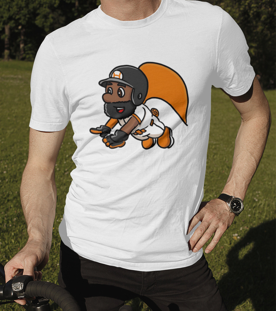 Super Baseball Bros Diving Catch Gamer Parody Superhero Player T-Shirt