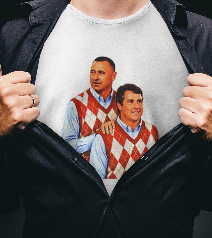 Texas Longhorns Football Coach Step Brothers Argyle Sweater Comedy T-Shirt
