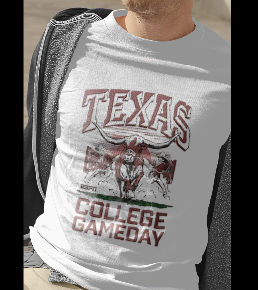 Texas Longhorns Bevo Bull NCAA College Gameday Arena T-Shirt