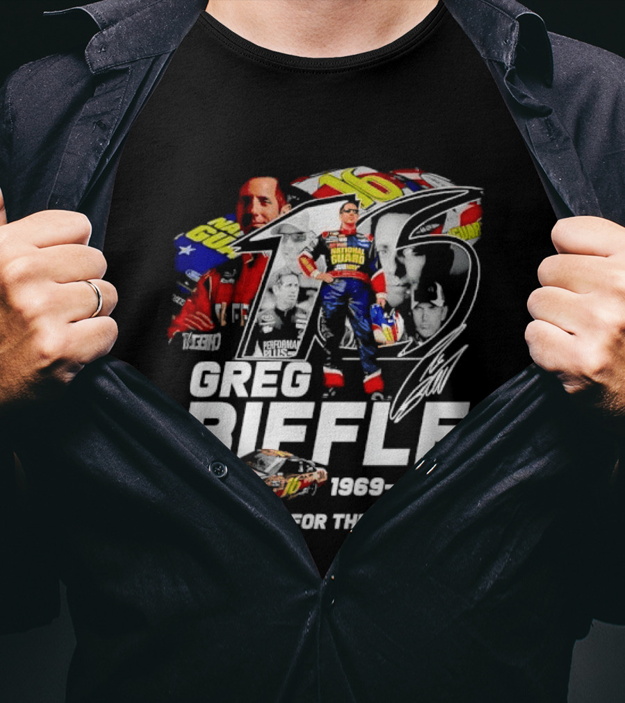 Greg Biffle 1969 2025 NASCAR Racing Career Thank You For The Memories T-Shirt