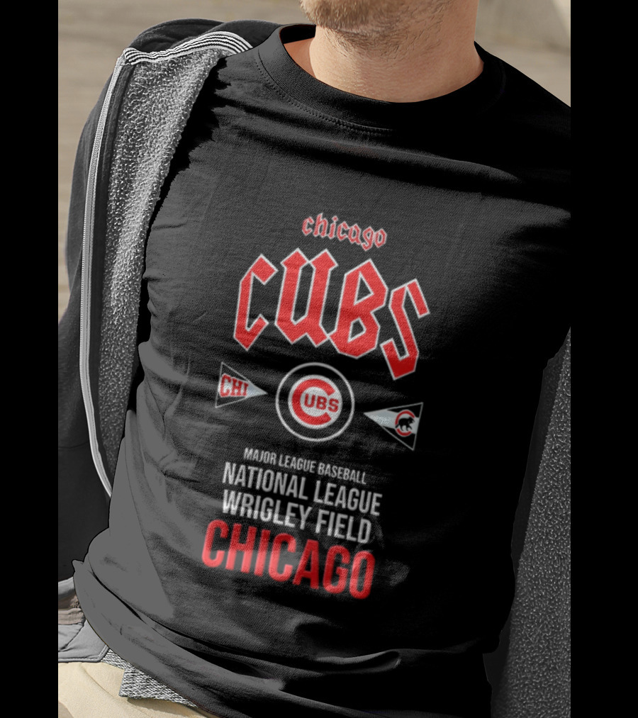 Chicago Cubs National League Wrigley Field Major League Baseball Chicago T-Shirt