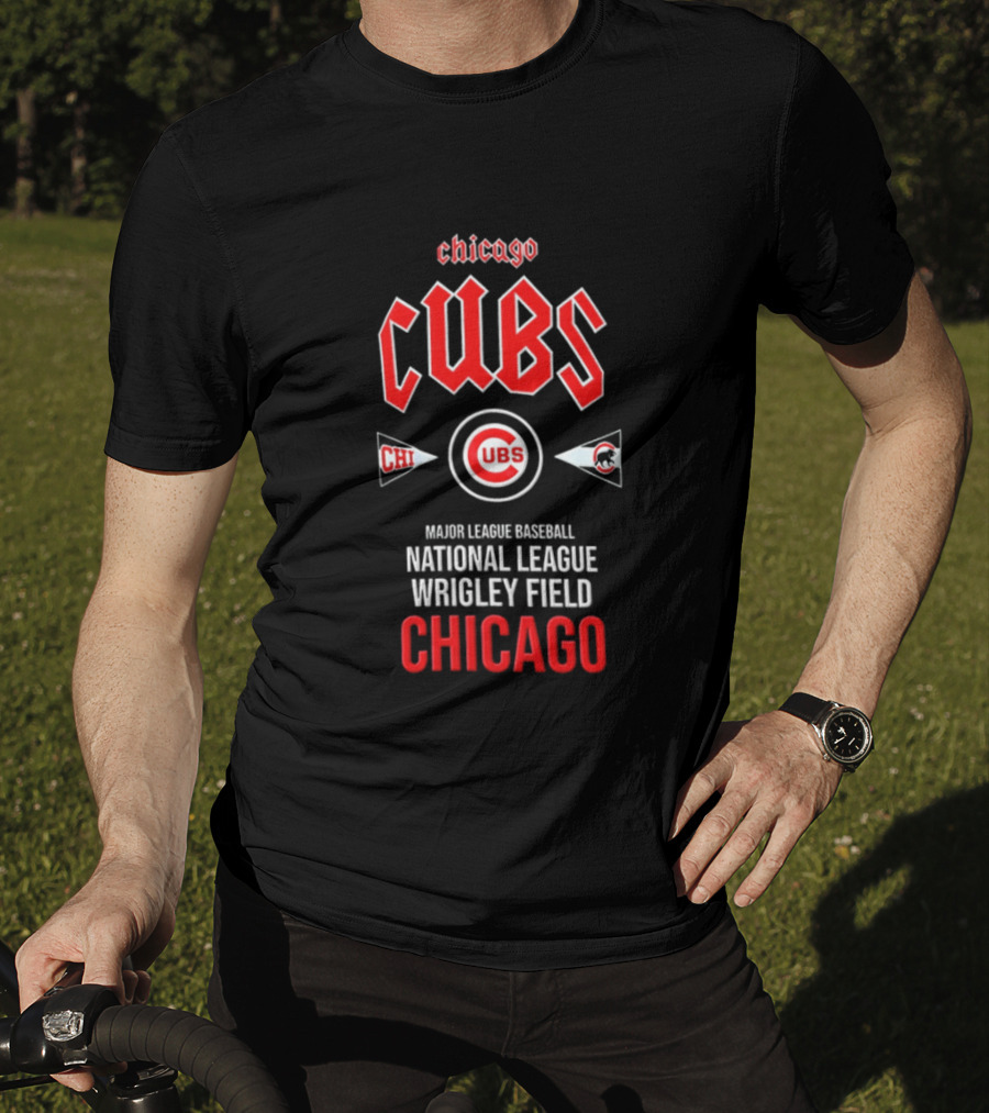 Chicago Cubs National League Wrigley Field Major League Baseball Chicago T-Shirt