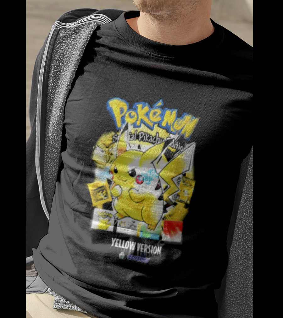 Pokémon Special Pikachu Edition Yellow Version Game Boy Nintendo T-Shirt
