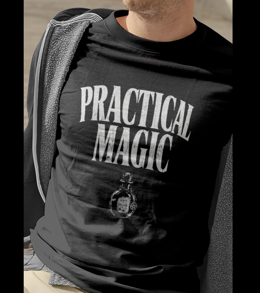 Practical Magic Vintage Potion Bottle 2026 T-Shirt
