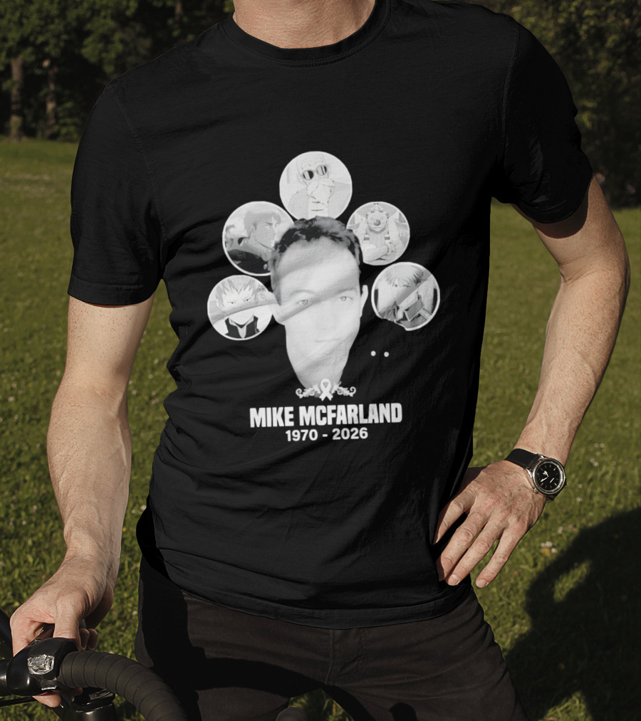 Mike McFarland 1970 2026 Anime Characters T-Shirt