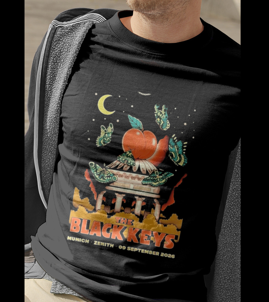 The Black Keys Peaches N Kream World Tour Munich Zenith September 2026 T-Shirt