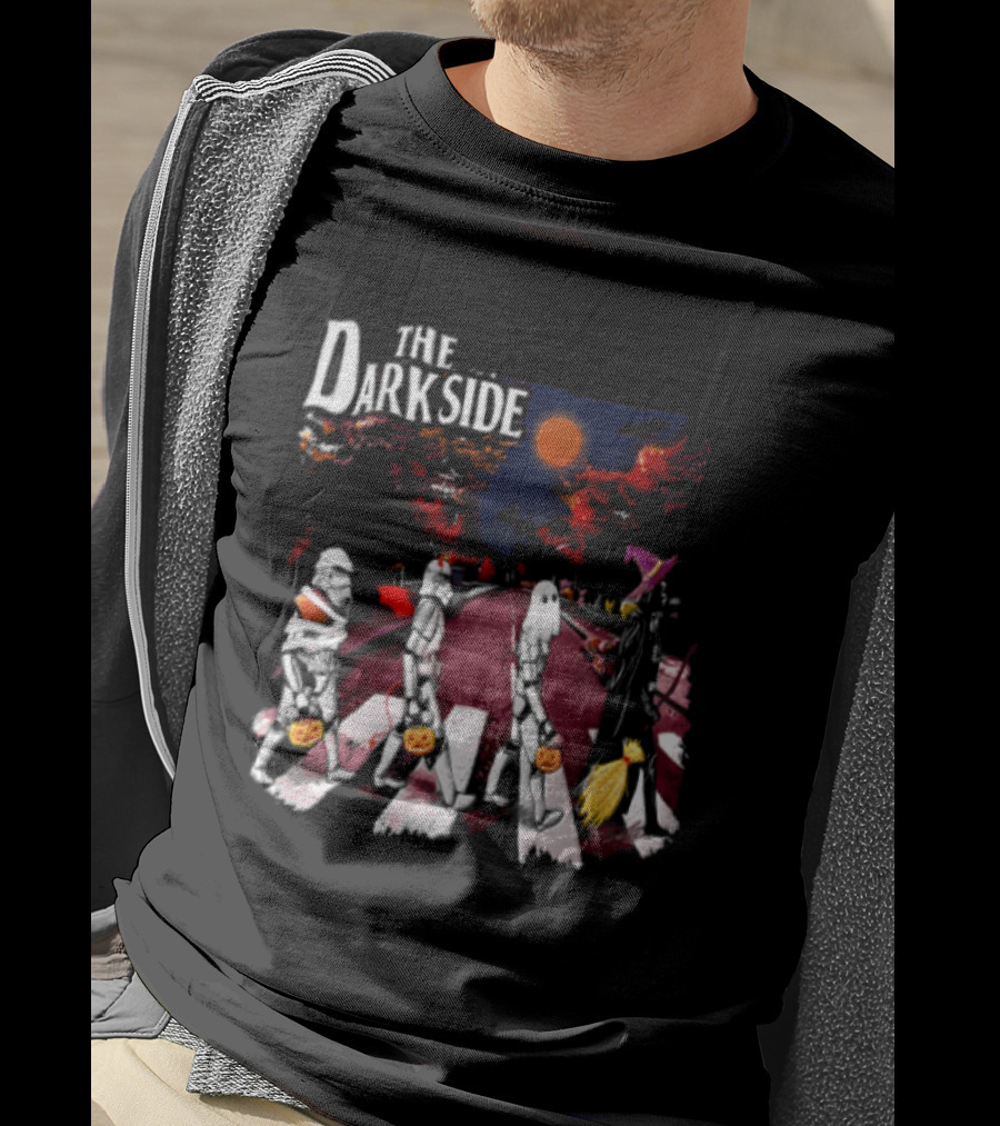 The Dark Side Star Wars Stormtroopers Darth Vader Halloween Pumpkin Parade T-Shirt