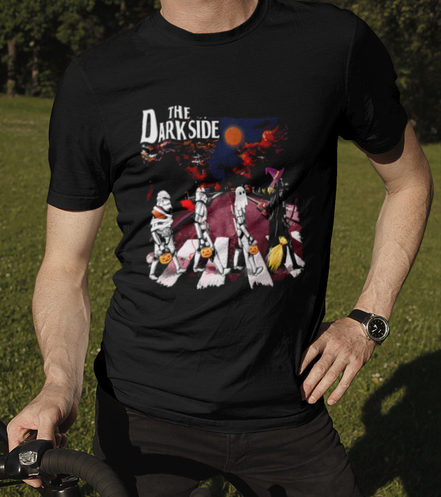 The Dark Side Star Wars Stormtroopers Darth Vader Halloween Pumpkin Parade T-Shirt