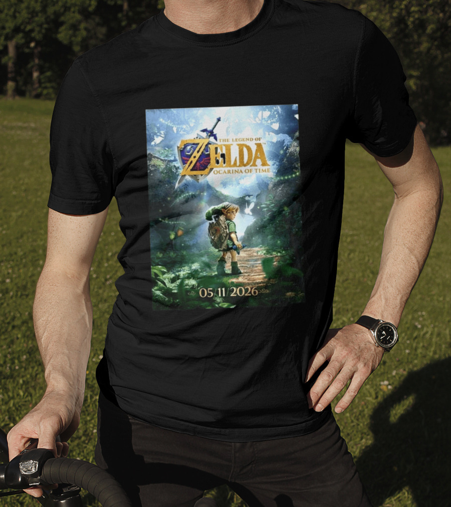 The Legend Of Zelda Ocarina Of Time 05/11/2026 Nitendo Switch 2 Release T-Shirt
