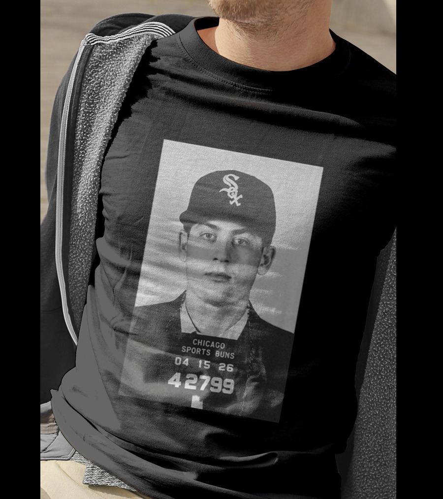 Tristan Peters Chicago Sports Bums Sam Antonacci White Sox Shot T-Shirt