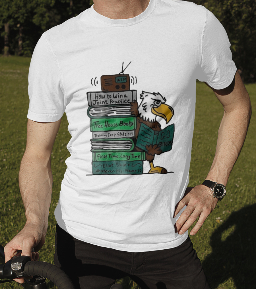 How To Win A Joint Practice Eliot Short Cartoon Eagle Go Birds Tree House Books T-Shirt