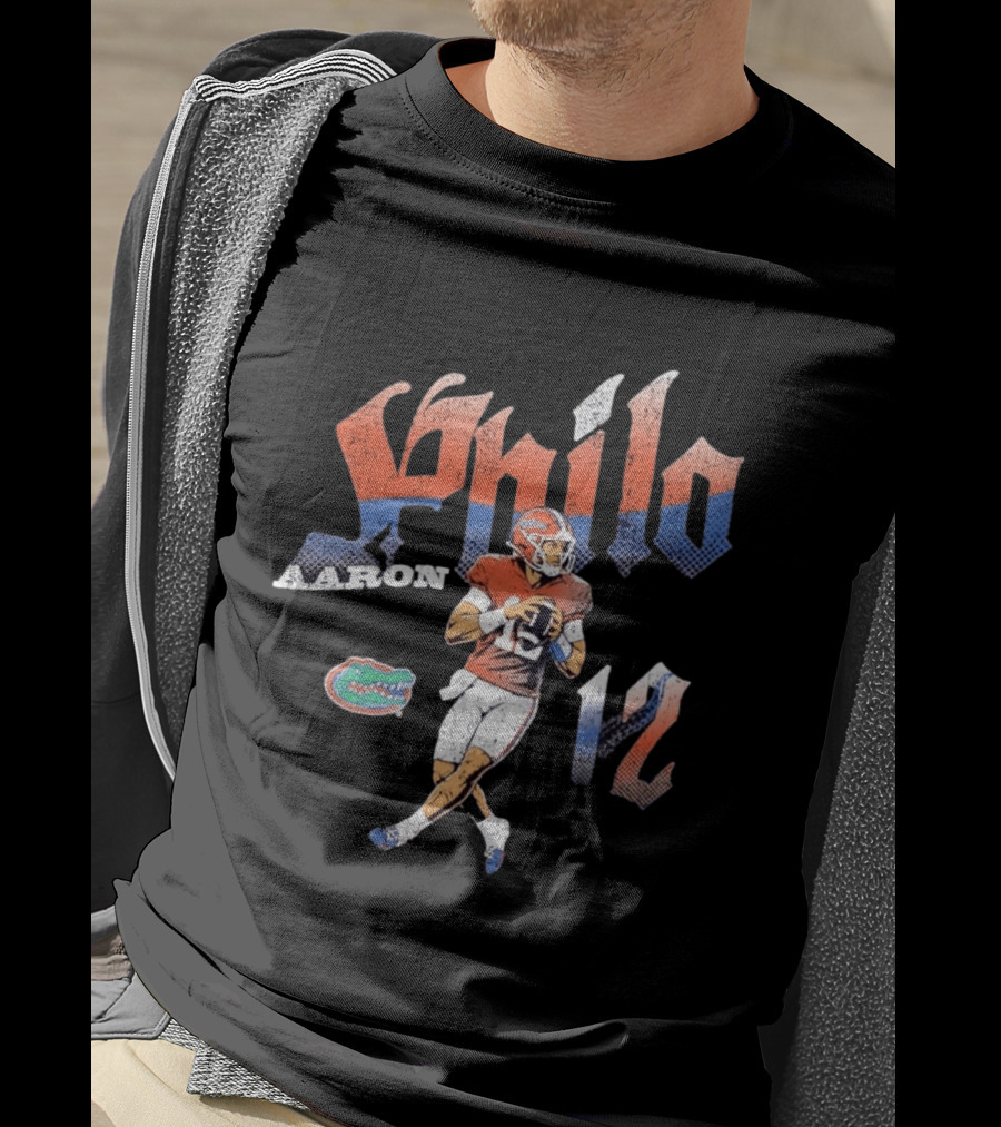 Aaron Philo No 12 Florida Gators Football Player T-Shirt