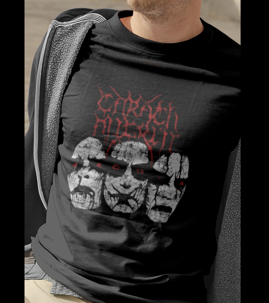 Carach Angren Horror Mask Trio Backstage Rock Store T-Shirt