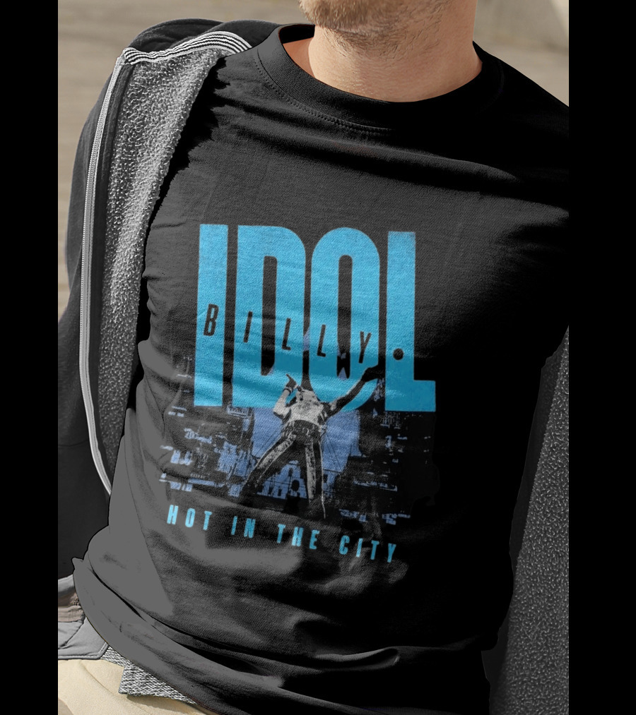 Billy Idol Hot In The City Las Vegas Show 2026 T-Shirt