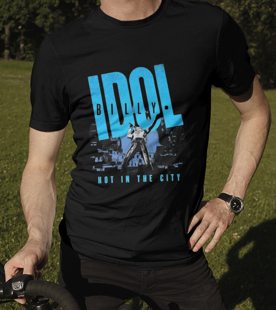 Billy Idol Hot In The City Las Vegas Show 2026 T-Shirt