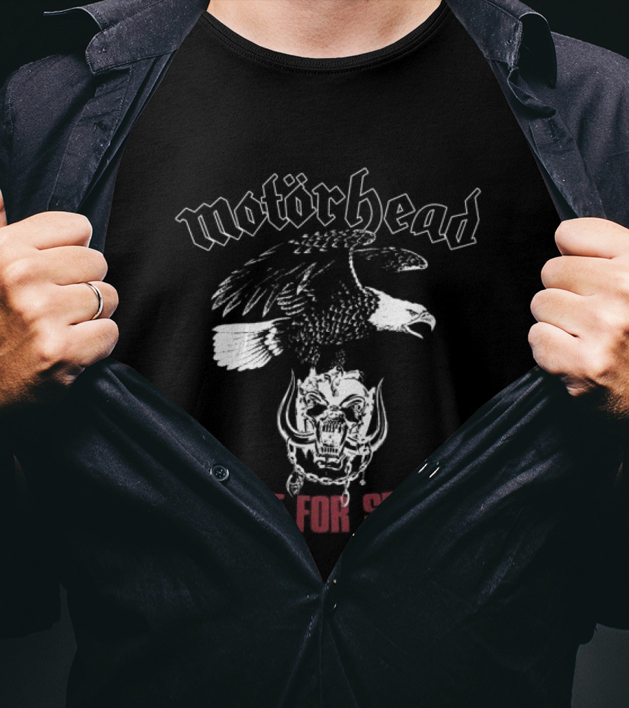 Motorhead Built For Speed Eagle Motif T-Shirt