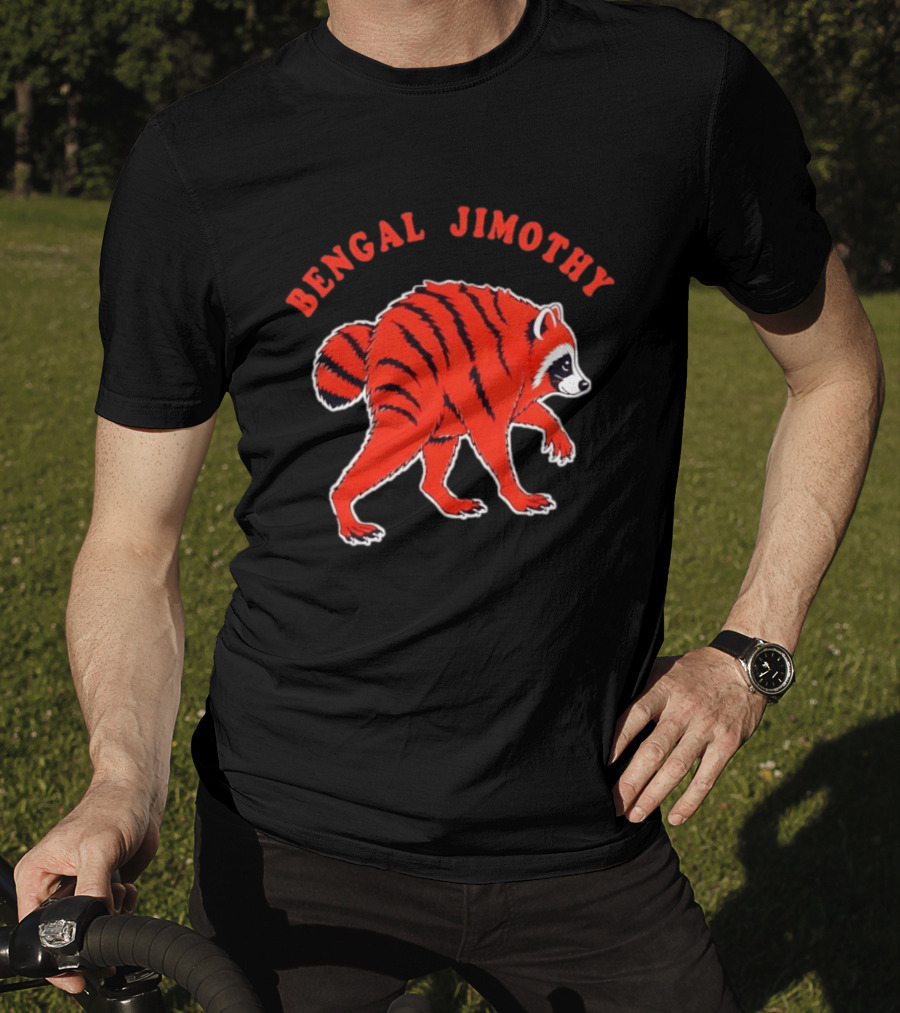 Bengal Jimothy Raccoon Cincinnati Bengals Fan T-Shirt