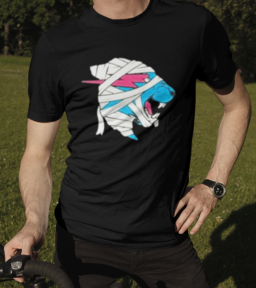Mrbeast Mummy Panther Wrapped Beast Head T-Shirt