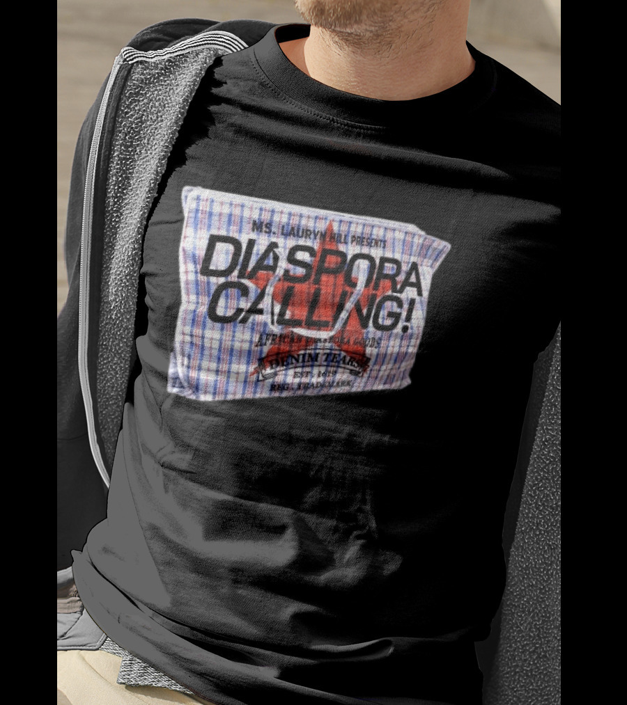 Ms. Lauryn Hill Presents Diaspora Calling African Diaspora Goods Denim Tears 2015 Reg. Trademark T-Shirt